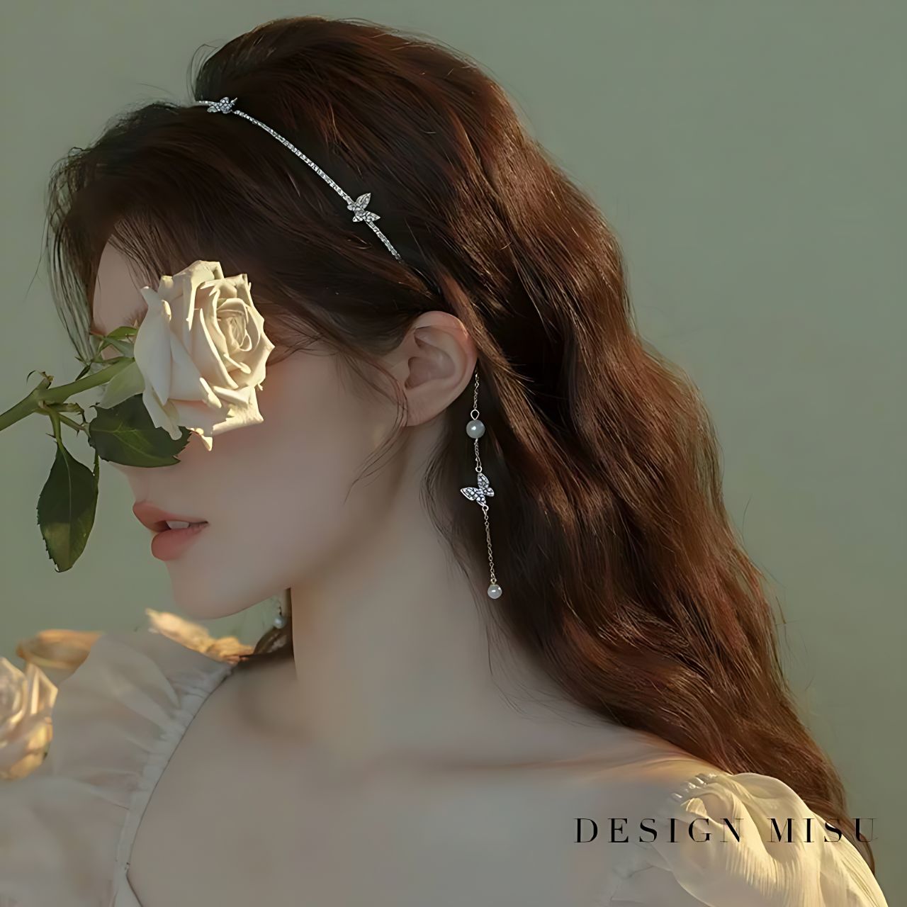 تل فلزی جواهری آویز دار