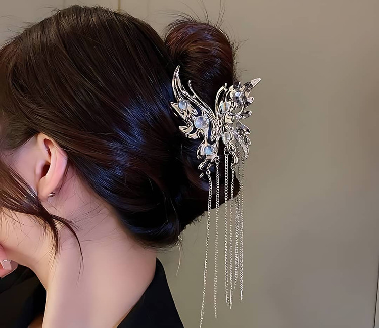 کلیپس فلزی اویز دار دخترانه