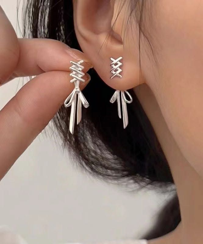 گوشواره طرح پاپیون